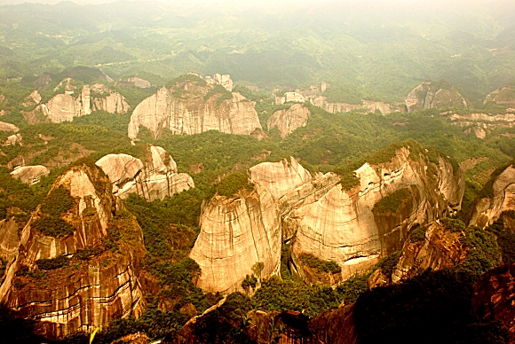 Hunan Langshan Danxia National Park in Xinning