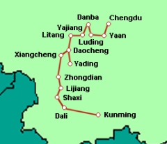 Tee- und Pferdestrae in Sichuan und Yunnan