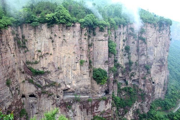 Guoliang-Tunnelstrae an Felswnden