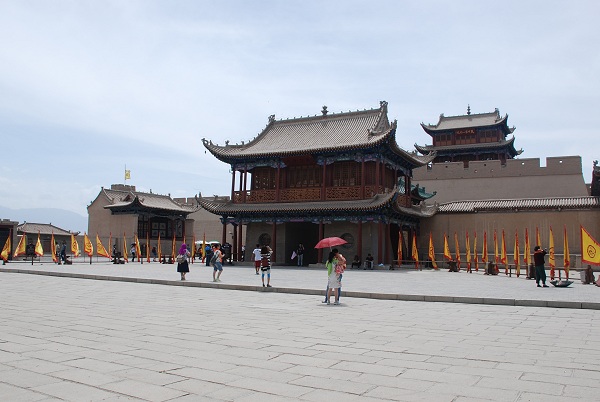 Die uere Stadt der Festung Jiayuguan