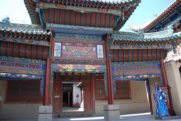 Guandi-Tempel in der ueren Stadt von Jiayuguan