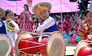Nordkoreanische Kinder beim Fest