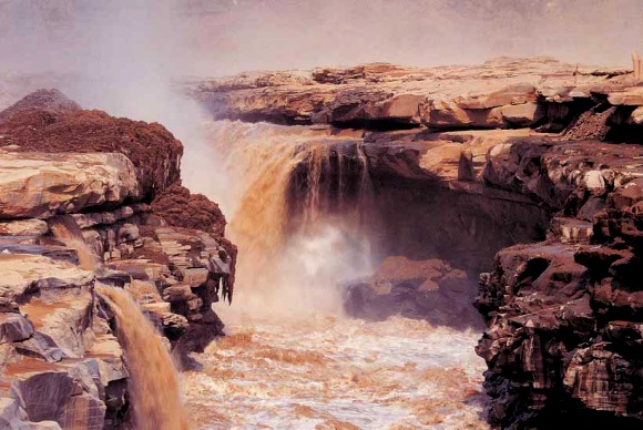 Hukou-Wasserfall am Gelben Fluss