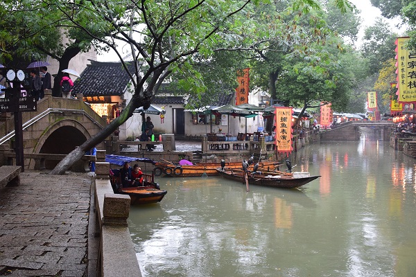 Wasserdorf Tongli bei Suzhou