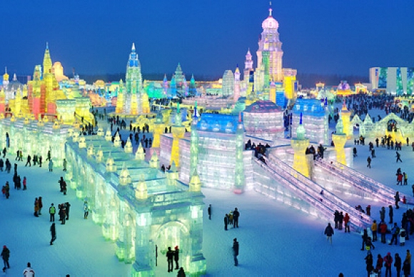 Bahnreise von Peking nach Harbin zum Eisfestival